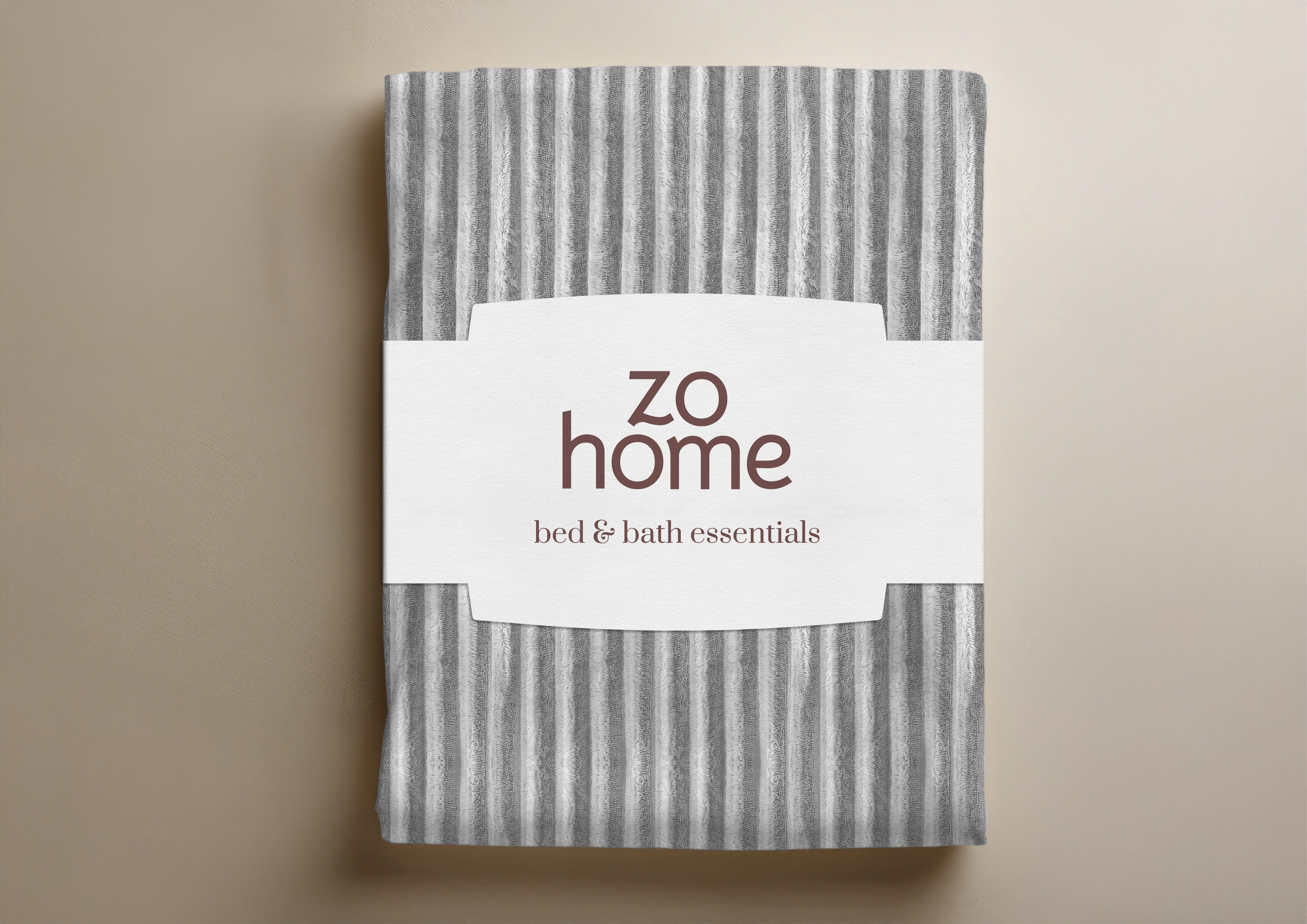 Zohome Dekbedovertrek Pile di Ribcord Dove Grey - 100% Microvezel - sfeer/detail 4