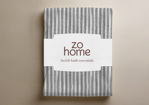 Zohome Dekbedovertrek Pile di Ribcord Dove Grey - 100% Microvezel - sfeer/detail 4