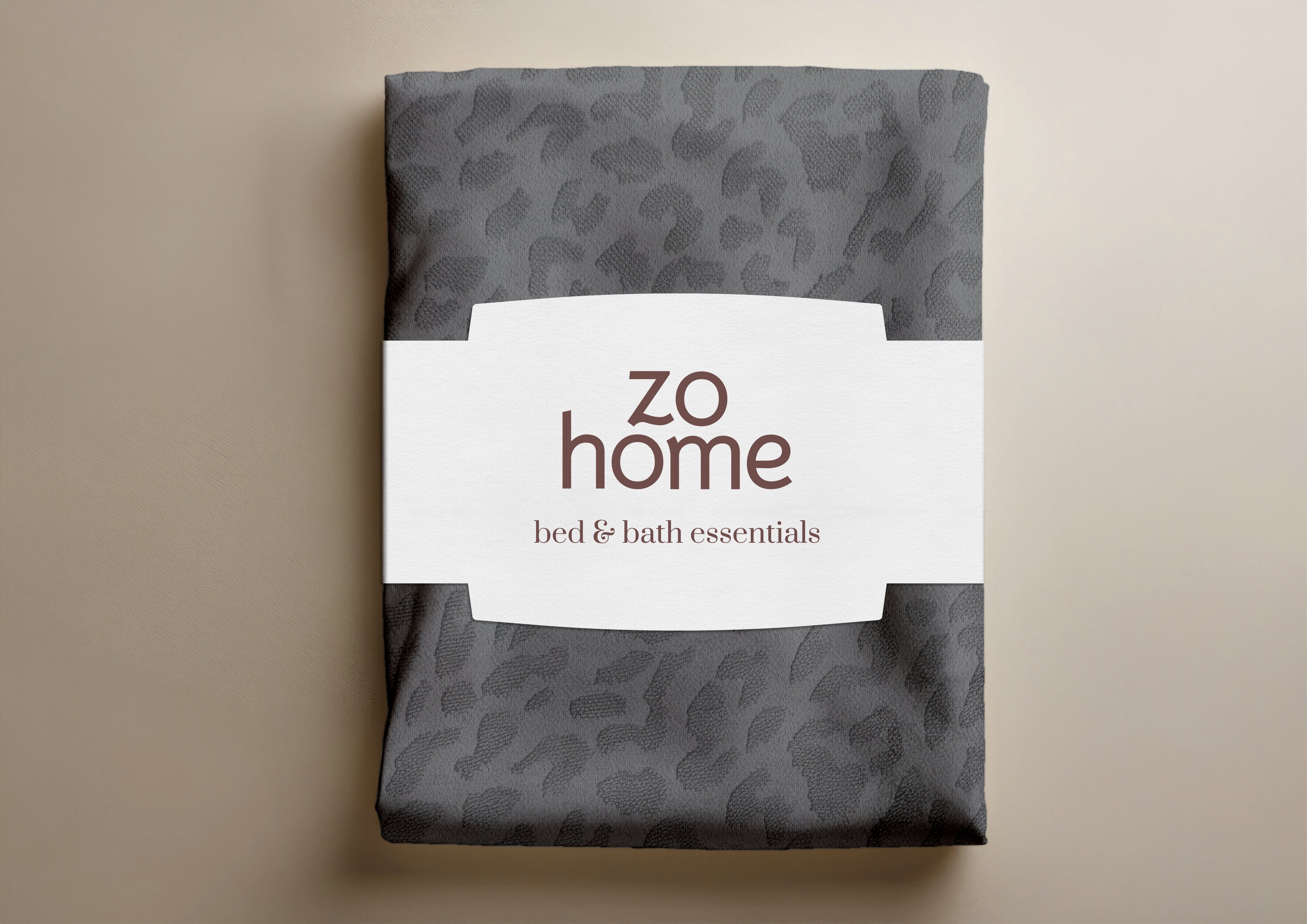 Zohome Dekbedovertrek Leopardo Classic Antracite - 100% Microvezel - 240x200-220 cm