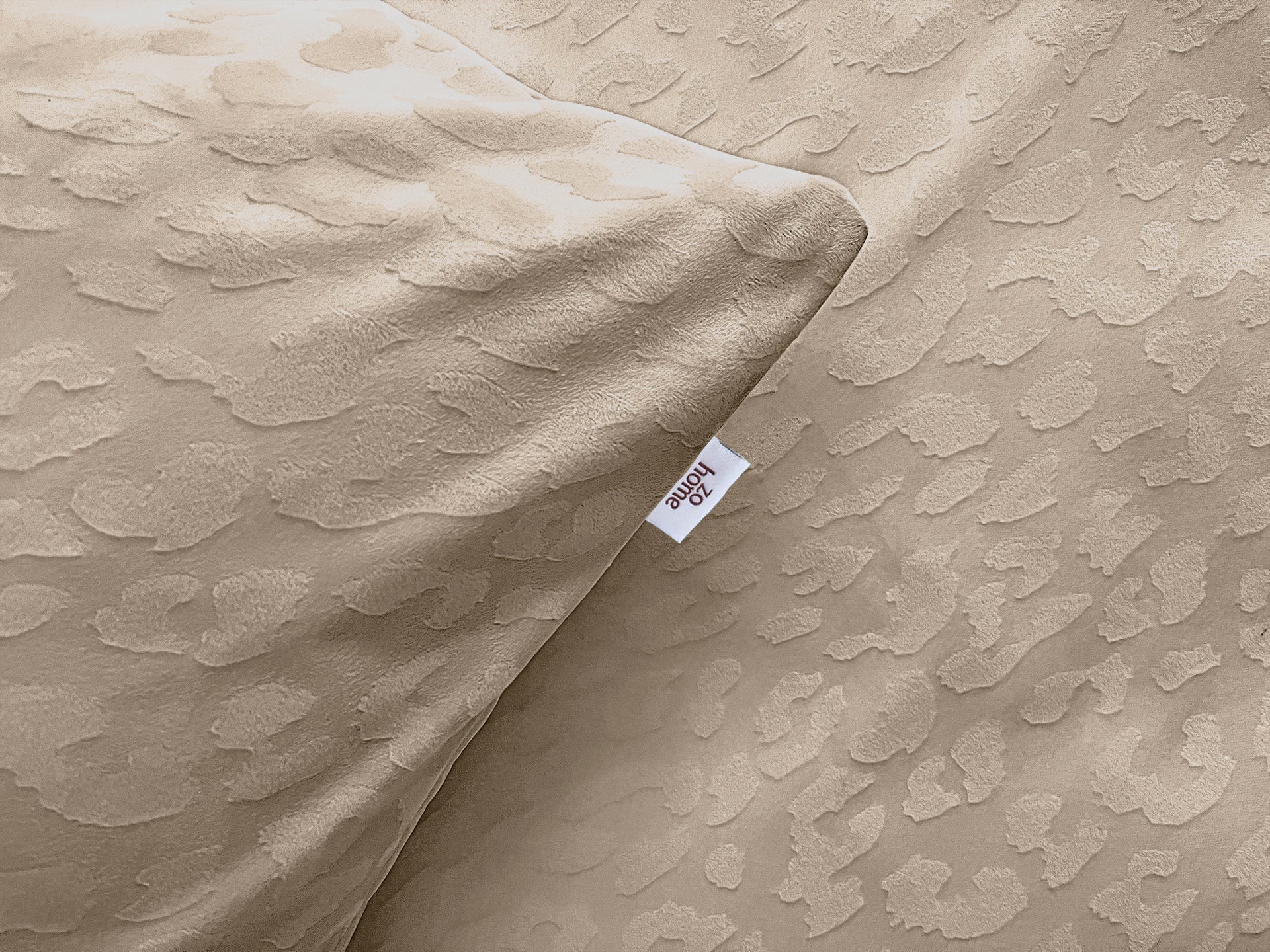 Zohome Dekbedovertrek Leopardo Forest Sand - 100% Microvezel - 140x200 cm