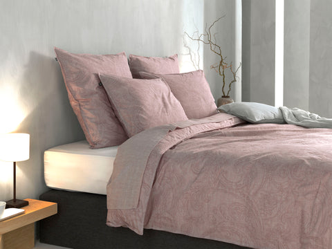 Zohome Dekbedovertrek Paisley di Lino Shell Nude - 100% Katoen