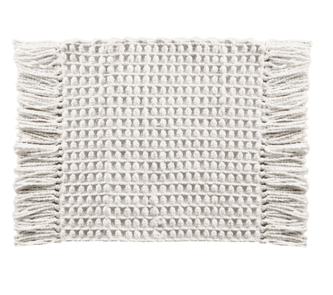 Heckettlane Badmat Madras Off-white - 65% Katoen 35% Polyester