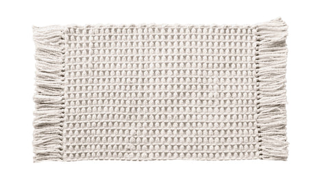 Heckettlane Badmat Madras Off-white - 65% Katoen 35% Polyester