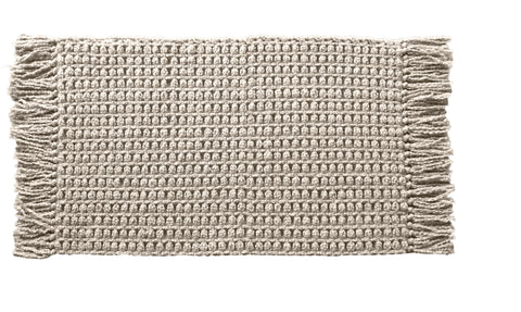 Heckettlane Badmat Madras Taupe - 65% Katoen 35% Polyester