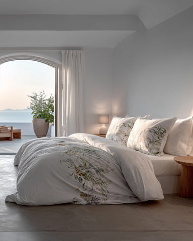 Heckettlane Dekbedovertrek Agnia White - 100% Katoen-Satijn