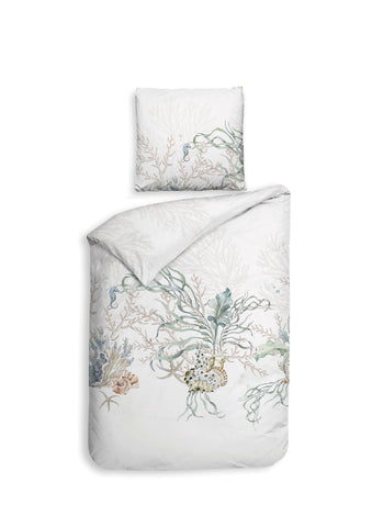 Heckettlane Dekbedovertrek Agnia White - 100% Katoen-Satijn