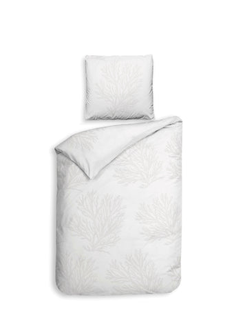 Heckettlane Dekbedovertrek Agnia White - 100% Katoen-Satijn