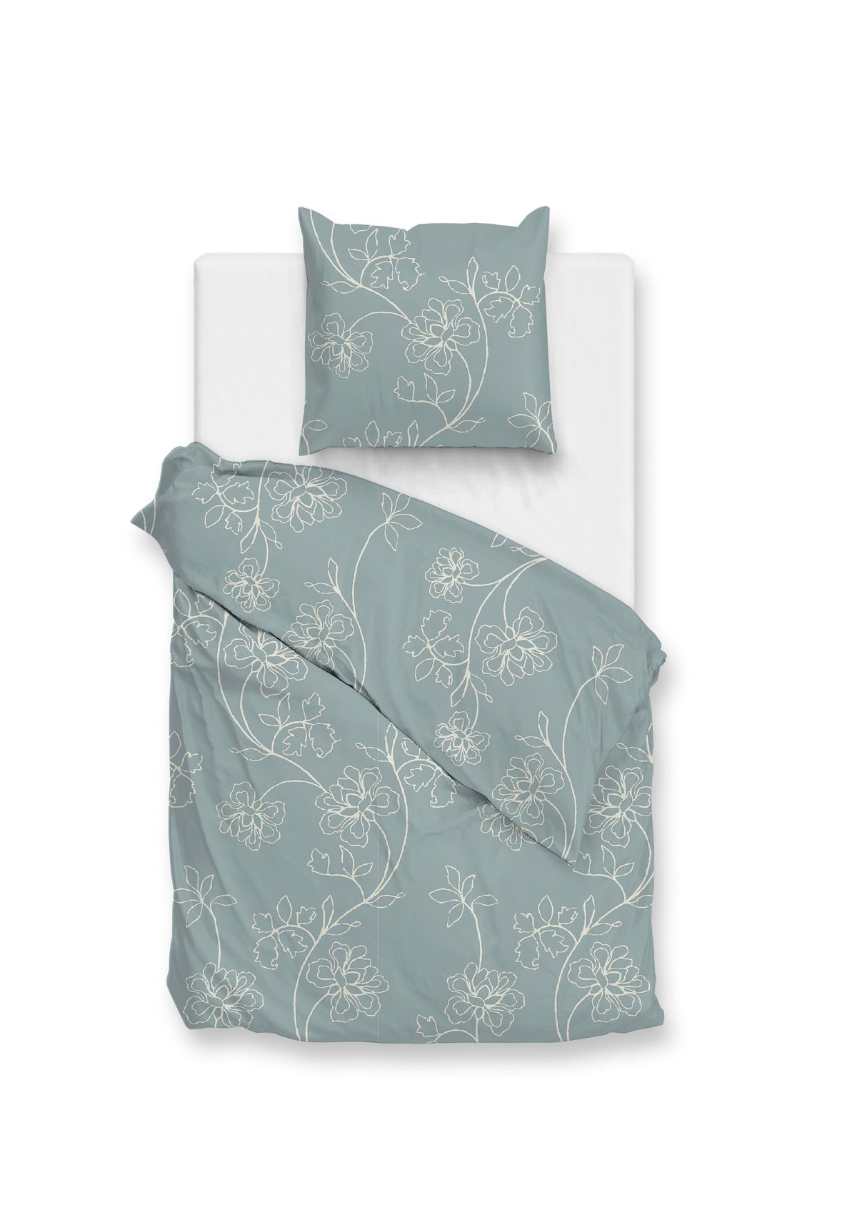 Zohome Dekbedovertrek Alva Blue - 100% Katoen-Flanel