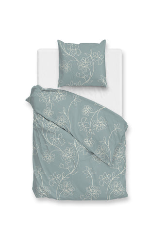 Zohome Dekbedovertrek Alva Blue - 100% Katoen-Flanel