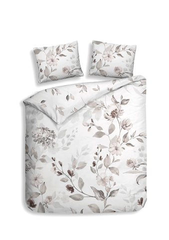 Heckettlane Dekbedovertrek Amara Beige - 100% Katoen-Satijn