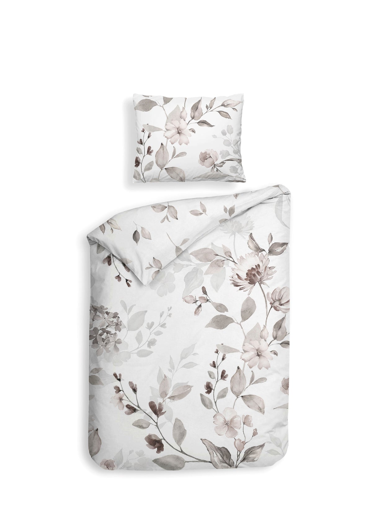 Heckettlane Dekbedovertrek Amara Beige - 100% Katoen-Satijn