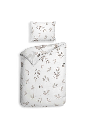 Heckettlane Dekbedovertrek Amara Beige - 100% Katoen-Satijn