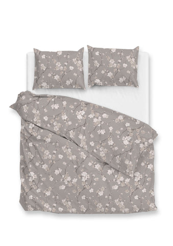 Zohome Dekbedovertrek Aria Grey - 100% Katoen-Flanel