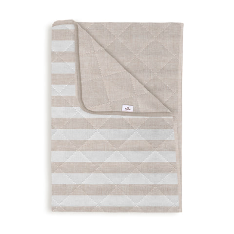 Zohome Sprei Banda di Lino Sandy Beige - 100% Polyester