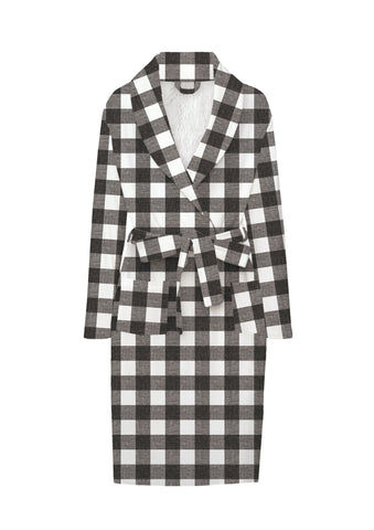 Zohome Badjas Quattro di Lino Dark Grey - 100% Polyester