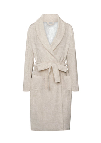 Zohome Badjas Paisley di Lino Sandy Beige - 100% Polyester