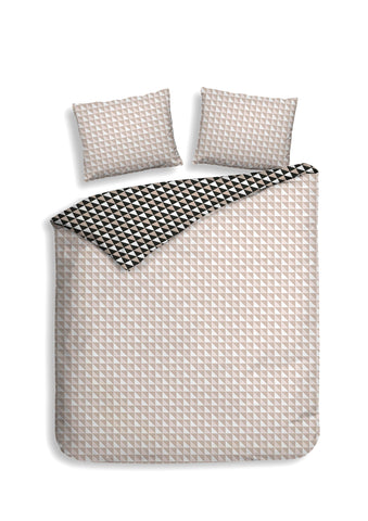 Heckettlane Dekbedovertrek Carter Natural - 100% Katoen-Satijn
