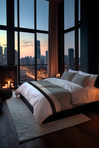 Heckettlane Dekbedovertrek Carter Natural - 100% Katoen-Satijn