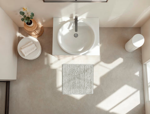 Zohome Badmat Fabrizio Glacier Grey - 40% Katoen 60% Polyester