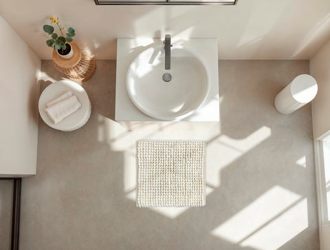 Zohome Badmat Fabrizio Off-white - 40% Katoen 60% Polyester