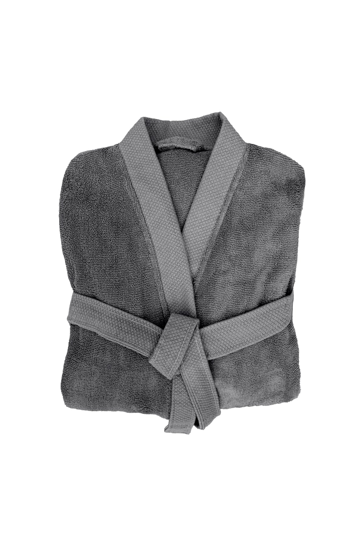 Heckettlane Badjas Premium Classic Anthracite - 100% Katoen