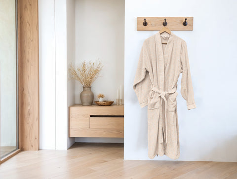 Heckettlane Badjas Premium Cuban Sand - 100% Katoen