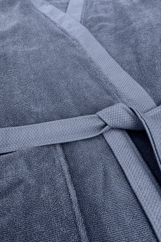 Heckettlane Badjas Premium Insignia Blue - 100% Katoen