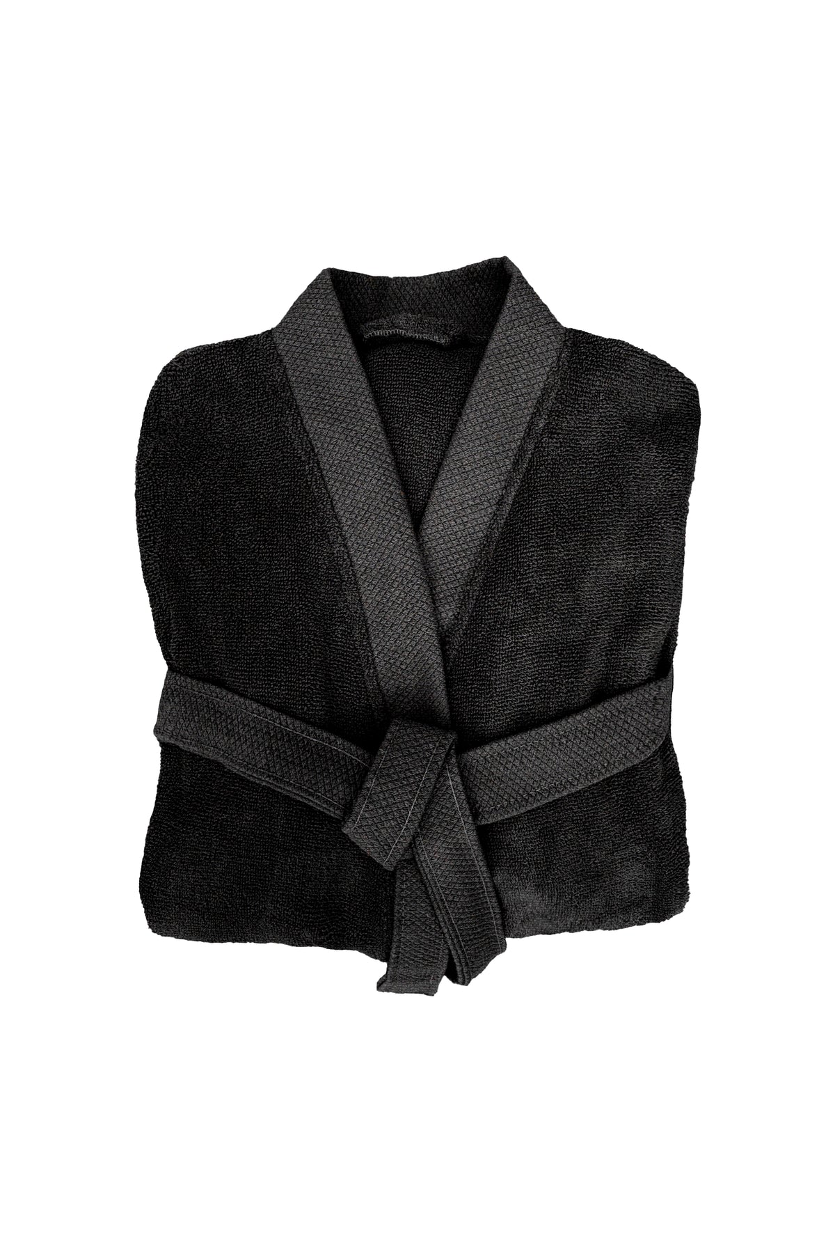 Heckettlane Badjas Premium Night Black - 100% Katoen