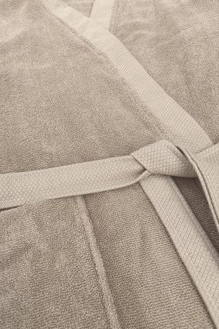 Heckettlane Badjas Premium Taupe - 100% Katoen