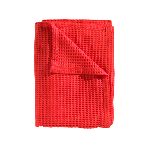 Heckettlane Sprei Wafel Fiery Red - 100% Katoen