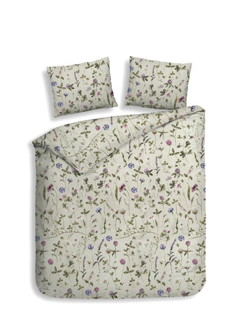 Heckettlane Dekbedovertrek Harper Pistachio Green - 100% Katoen-Flanel