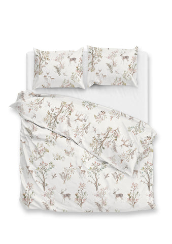 Zohome Dekbedovertrek Hazel Off-white - 100% Katoen-Flanel