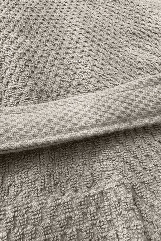 Heckettlane Badjas Grant Glacier Grey - 100% Katoen