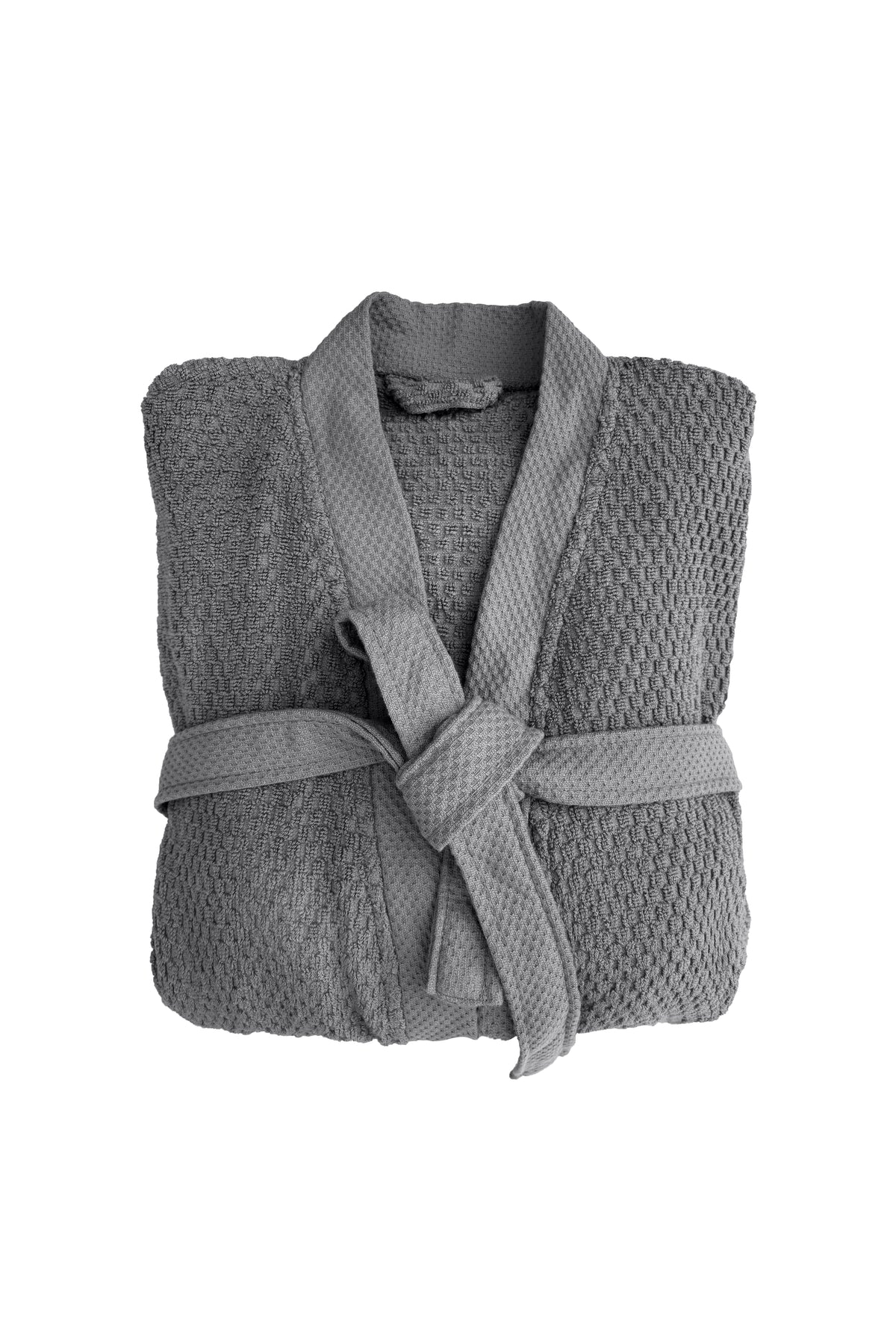 Heckettlane Badjas Grant Classic Anthracite - 100% Katoen