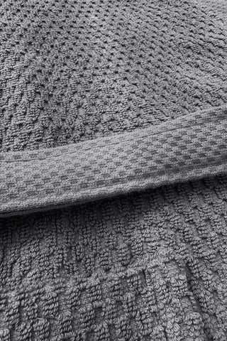 Heckettlane Badjas Grant Classic Anthracite - 100% Katoen