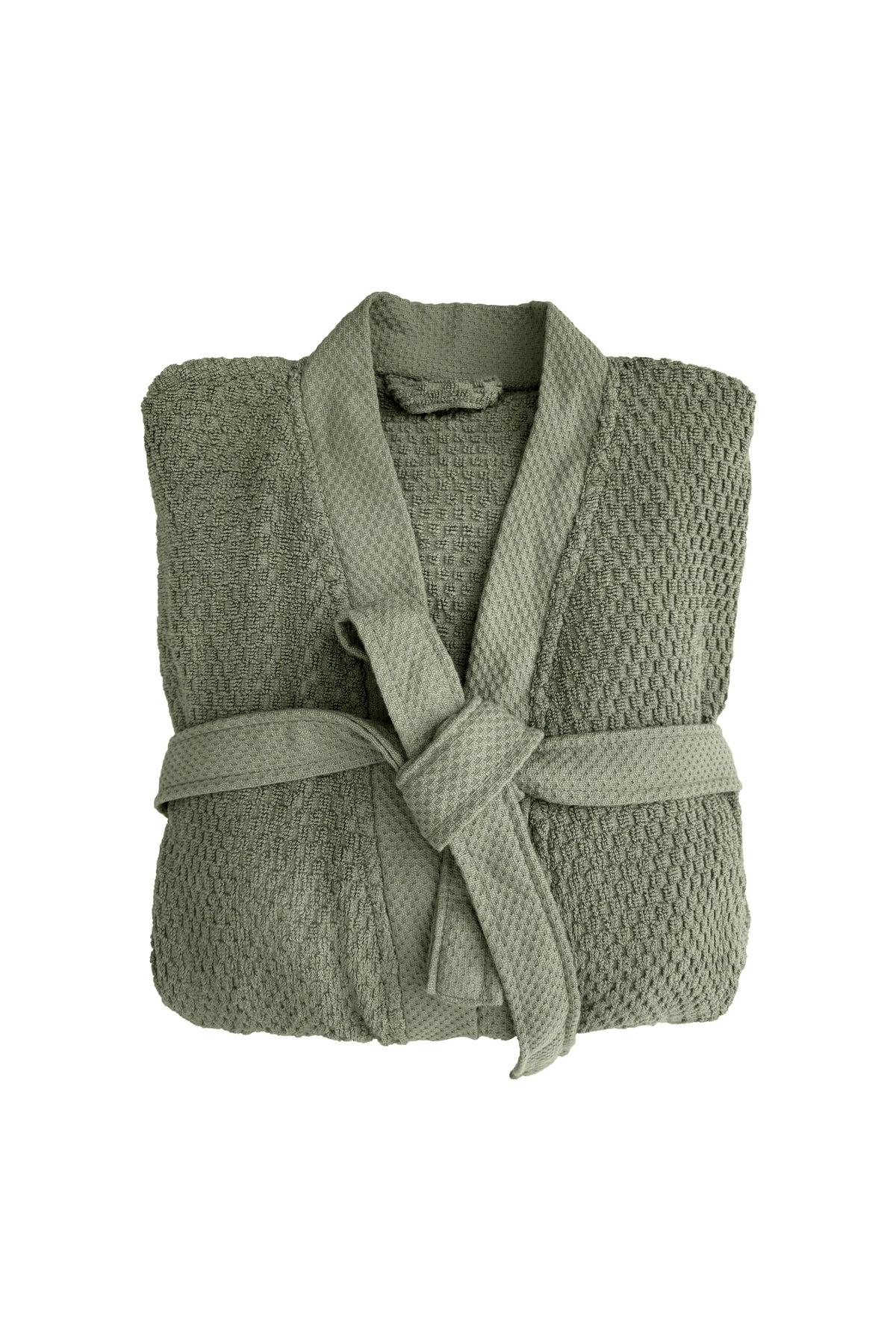 Heckettlane Badjas Grant Army Green - 100% Katoen