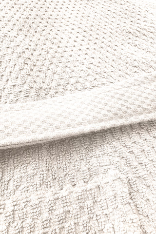 Heckettlane  Badjas Grant Off White - 100% Katoen