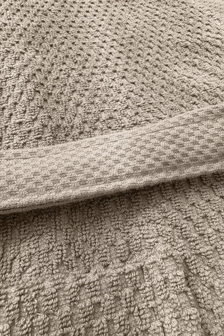 Heckettlane Badjas Grant Taupe - 100% Katoen