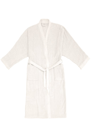 Heckettlane Badjas Grant White - 100% Katoen