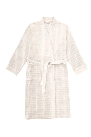Heckettlane Badjas Prestige Off-white - 100% Katoen