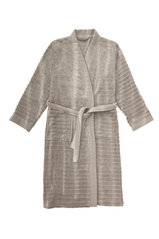 Heckettlane Badjas Prestige Taupe - 100% Katoen