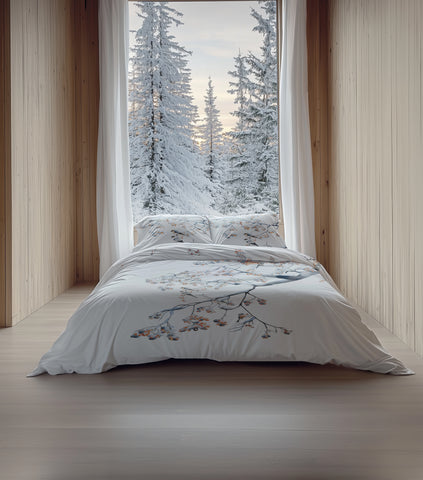 Heckettlane Dekbedovertrek Keno White - 100% Katoen-Satijn