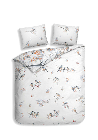 Heckettlane Dekbedovertrek Keno White - 100% Katoen-Satijn