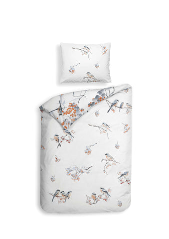 Heckettlane Dekbedovertrek Keno White - 100% Katoen-Satijn