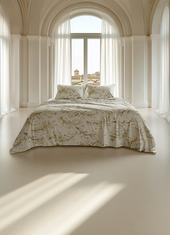 Heckettlane Dekbedovertrek Lorenzo Natural - 100% Katoen-Satijn