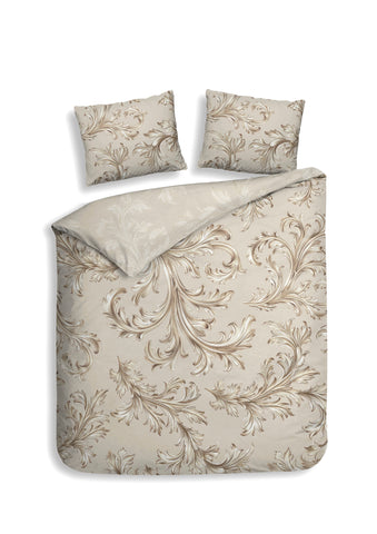 Heckettlane Dekbedovertrek Lorenzo Natural - 100% Katoen-Satijn