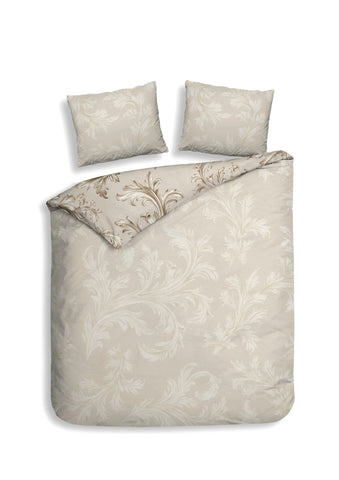 Heckettlane Dekbedovertrek Lorenzo Natural - 100% Katoen-Satijn