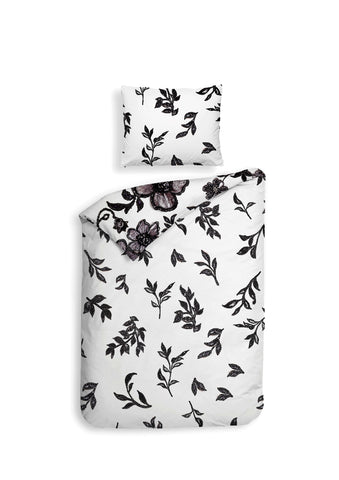 Heckettlane Dekbedovertrek Macey White - 100% Katoen-Satijn