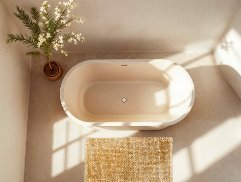 Zohome Badmat Massimo Forest Sand - 55% Katoen 45% Polyester