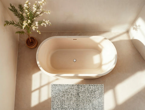 Zohome Badmat Massimo Glacier Grey - 55% Katoen 45% Polyester